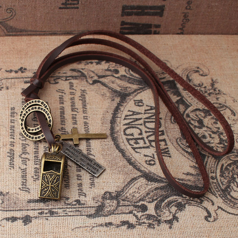 口哨項鍊 吊墜長款毛衣鏈