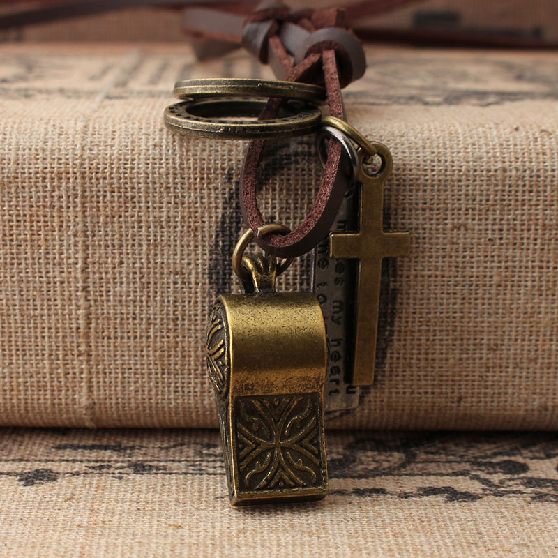 口哨項鍊 吊墜長款毛衣鏈