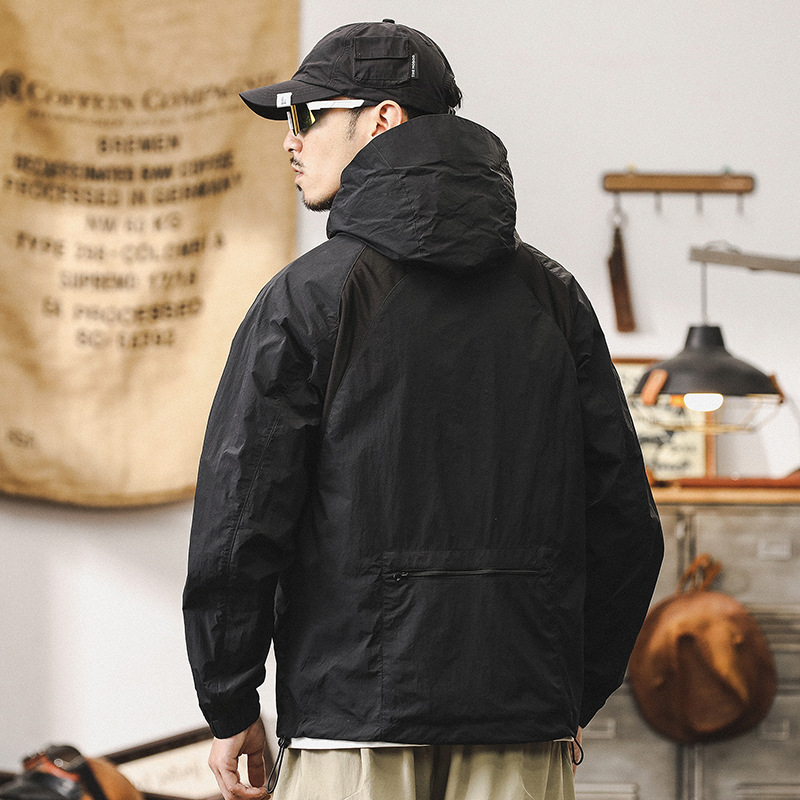 傑雷諾夏季薄款UPF50+防曬衣男涼感寬鬆山系戶外騎行防曬服外套男