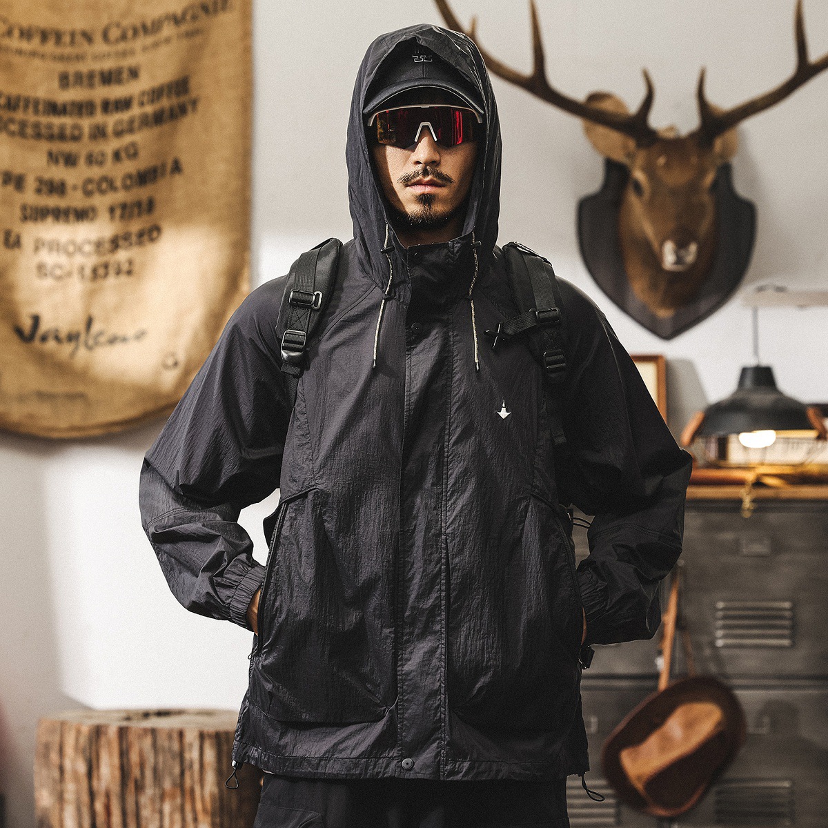 夏季輕薄透氣涼感UPF50+防曬衣男防紫外線戶外速幹防曬服薄款外套