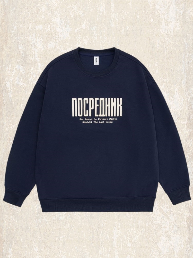 杰雷諾美式復古重磅衛衣男秋季2024新款寬鬆大碼T恤長袖潮牌上衣T