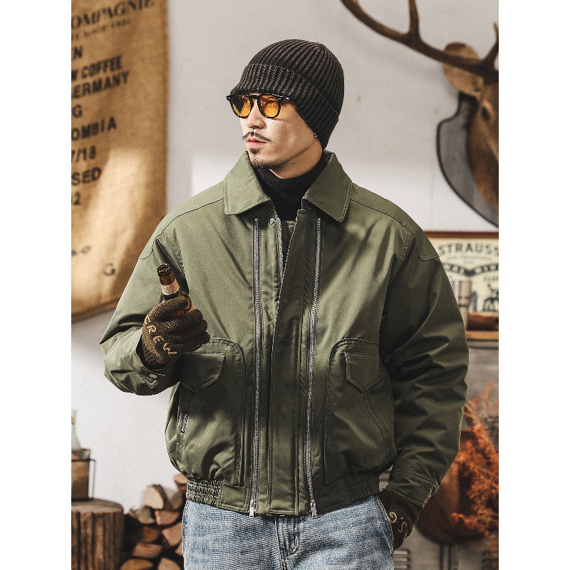 美式復古90%白鴨絨戶外工裝羽絨服男冬季新款保暖加厚禦寒外套男