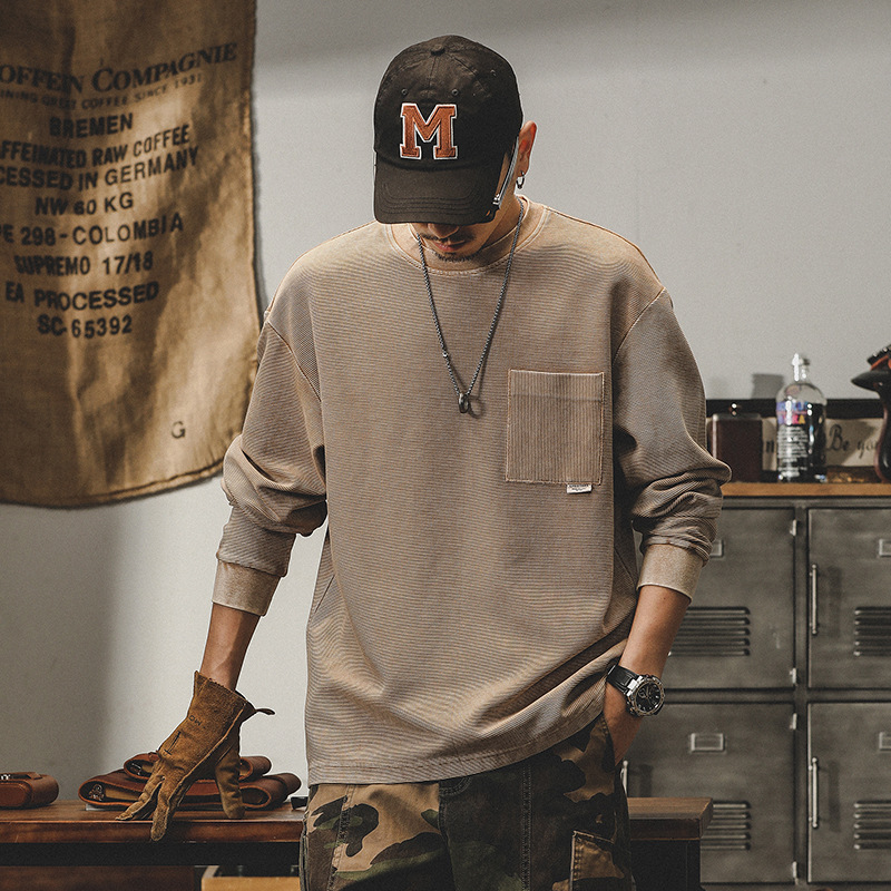 杰雷諾美式320g重磅衛衣男秋冬款潮牌復古寬鬆大碼上衣男冬季