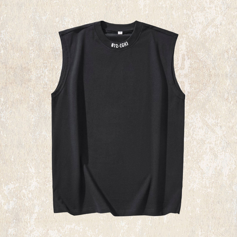 【7A抗菌涼感】T恤男夏季潮牌寬鬆無袖上衣運動健身男士背心