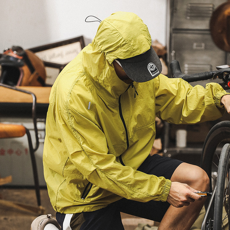 夏季山系戶外防紫外線騎行防曬衣男2025新款潮牌速乾透氣防曬服男