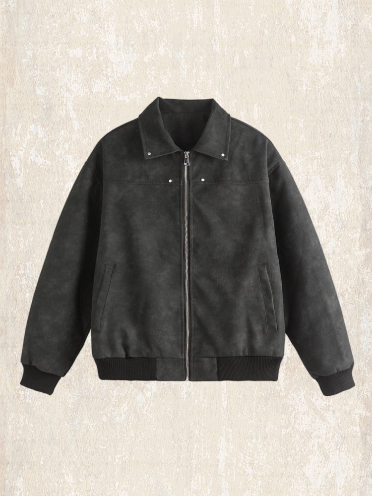 美式復古皮夾克男寬鬆美拉德皮衣秋季潮牌痞帥機車服外套男春秋款