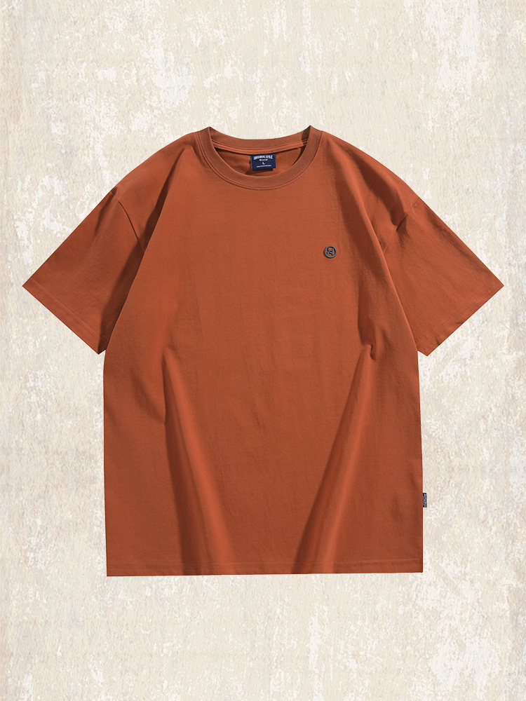 杰雷諾美式復古260g重磅短袖T恤男夏季潮牌寬鬆休閒男士體恤