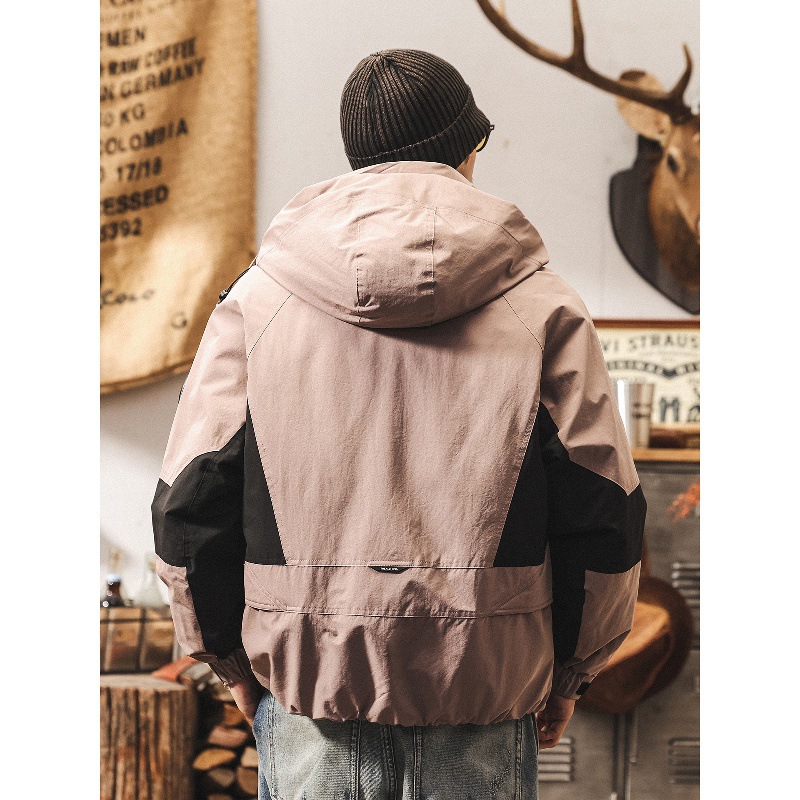 美式復古90%純白鴨絨冬季羽絨服男2025新款戶外機能保暖工裝外套