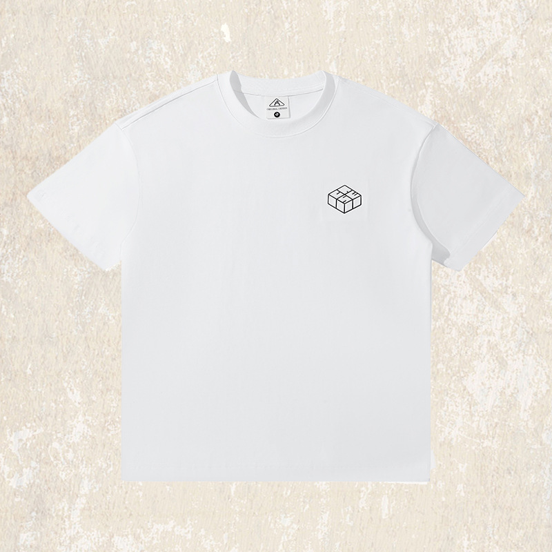 美式復古涼感280g重磅T恤男短袖男士夏季潮牌大碼半截袖男裝