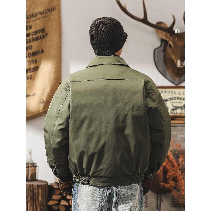 美式復古90%白鴨絨戶外工裝羽絨服男冬季新款保暖加厚禦寒外套男