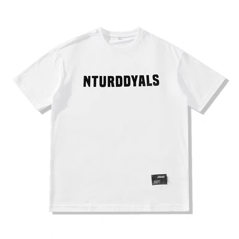 美式復古280g重磅t恤男士短袖夏季寬鬆大碼男裝潮牌新款純棉體恤