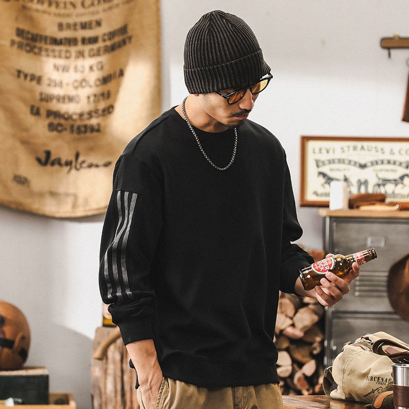 杰雷諾320g重磅復古美式衛衣男秋冬款潮牌ins潮流設計感寬鬆上衣