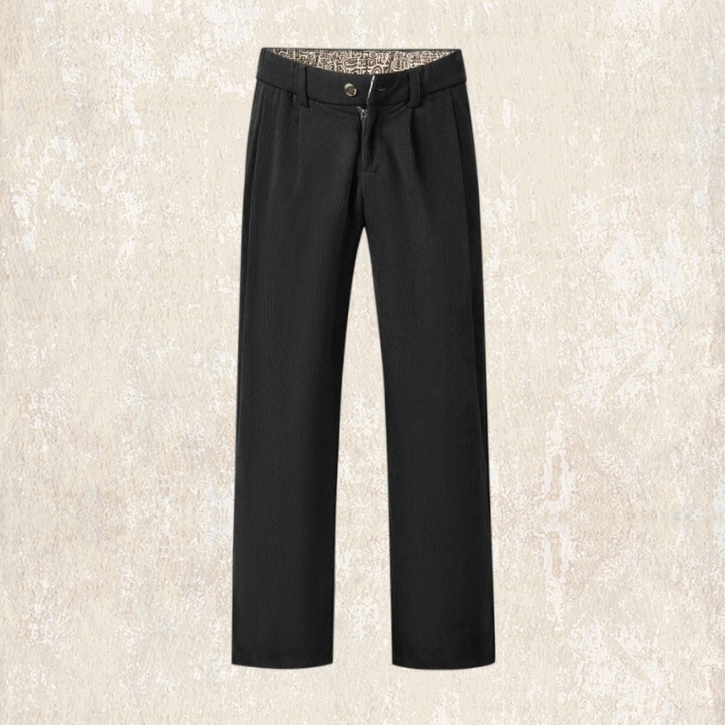 美式復古休閒褲男寬鬆秋季2024新款潮牌百搭上班通勤垂感直筒長褲