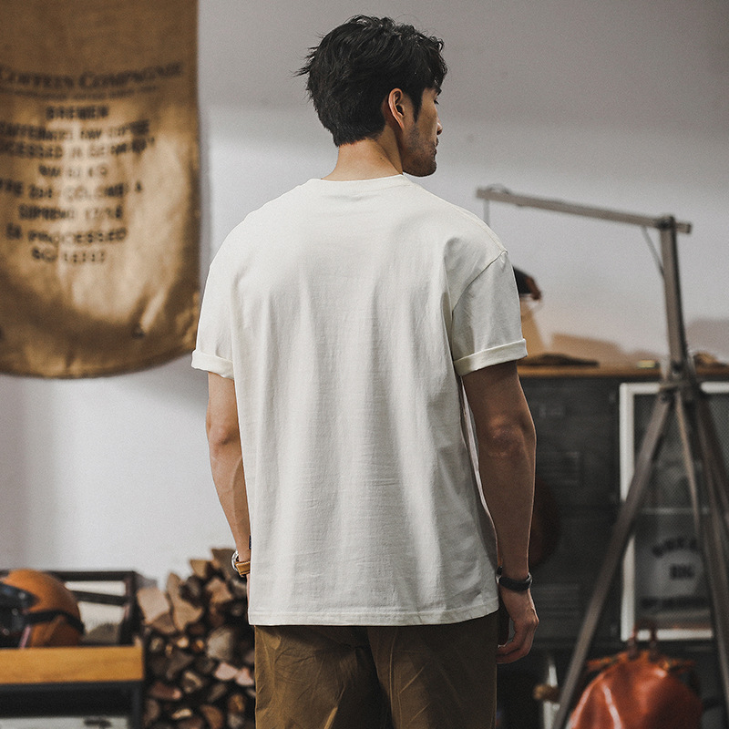 美式潮牌260g重磅短袖T恤男夏季寬鬆大碼男裝半袖男2024新款