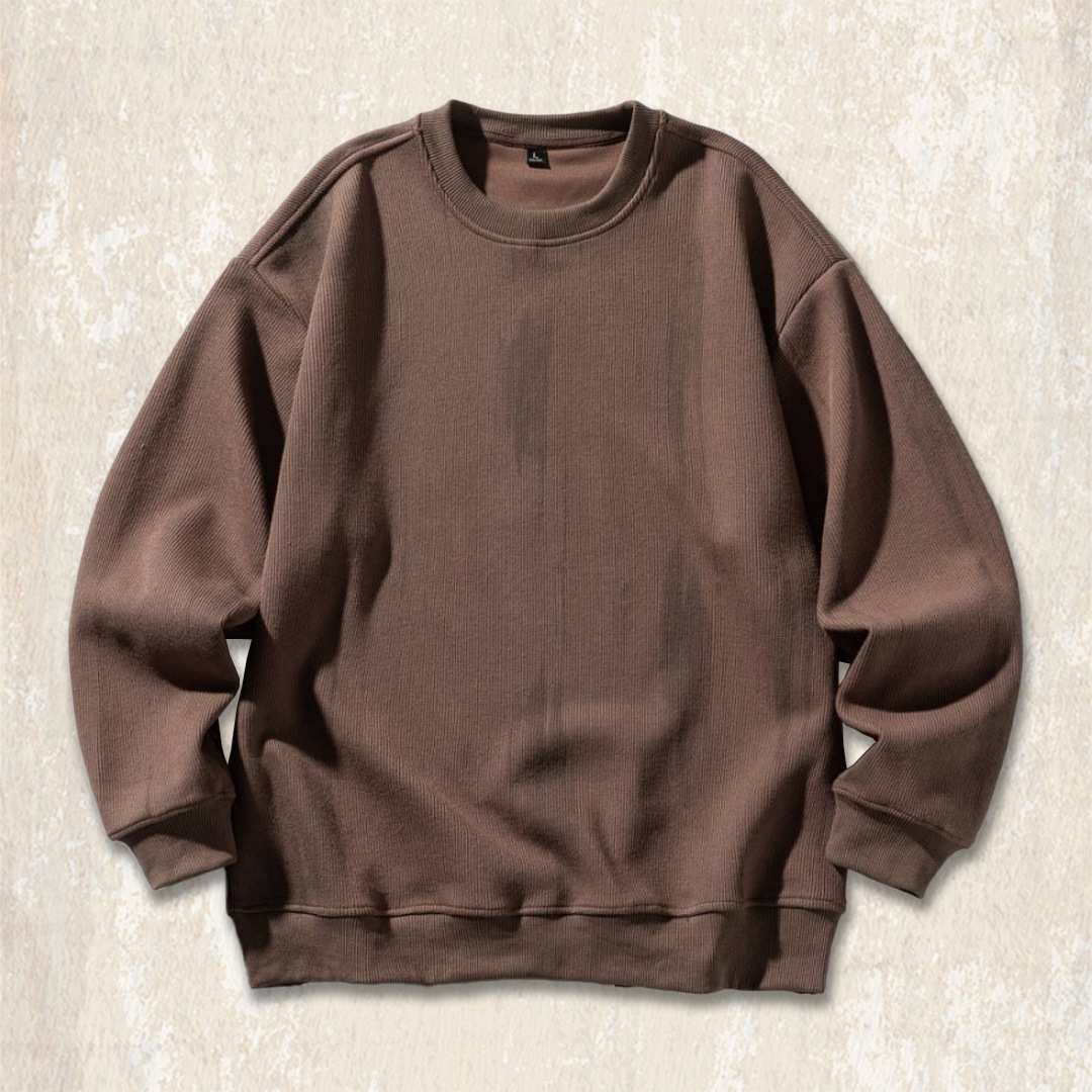 美式復古500g重磅衛衣男春秋潮牌流蘇肌理寬鬆新款秋冬長袖上衣男