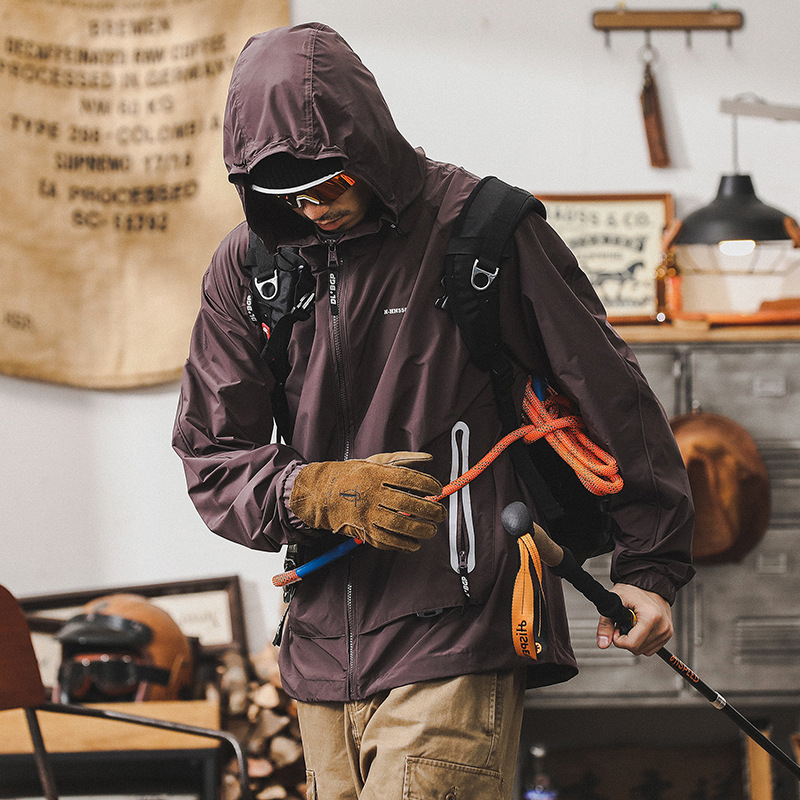 防曬衣男款夏季防紫外線城市騎行戶外通勤釣魚防曬服男生外套薄款