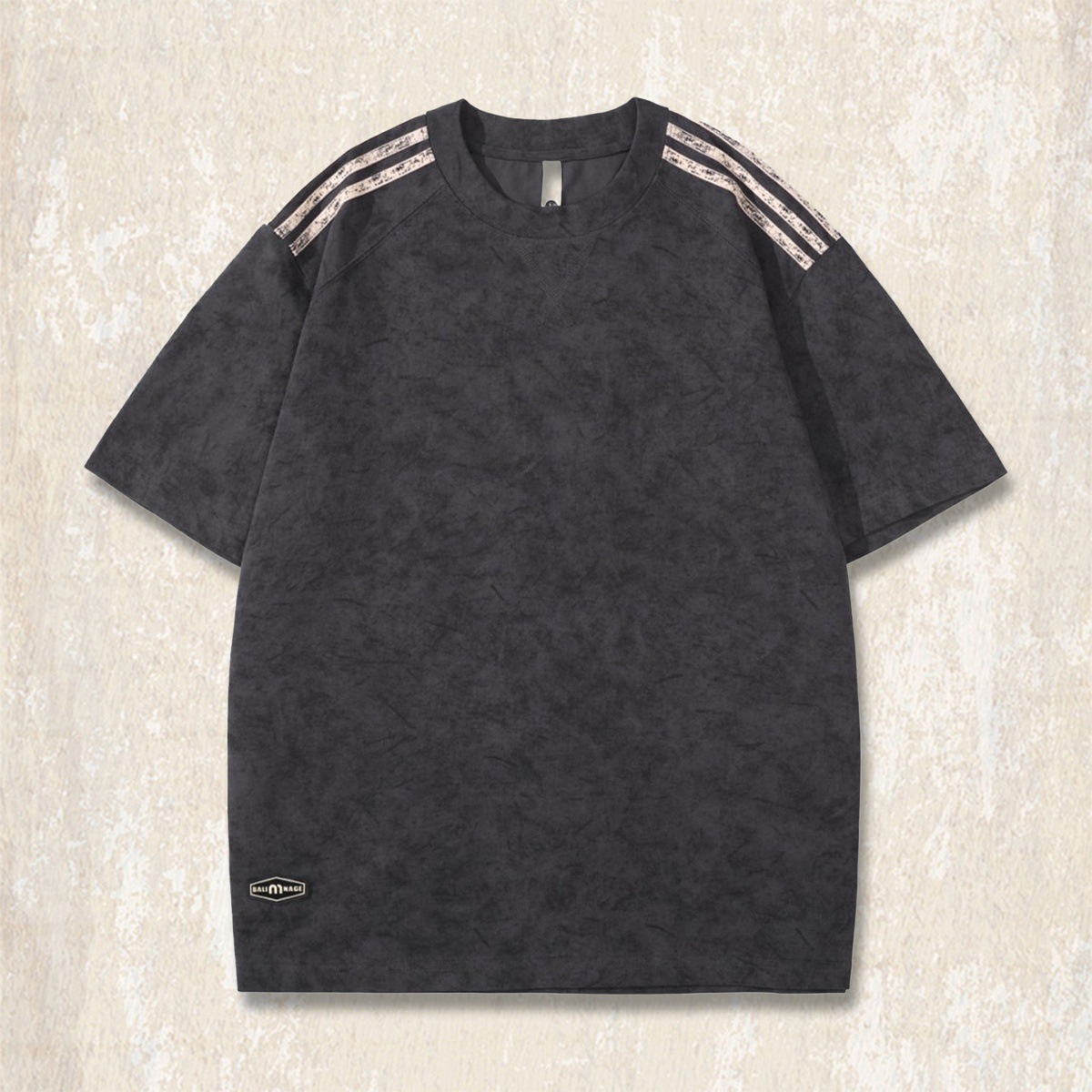 美式潮流扎染短袖t恤男夏季新款潮牌高級感痞帥寬鬆男士純棉上衣T