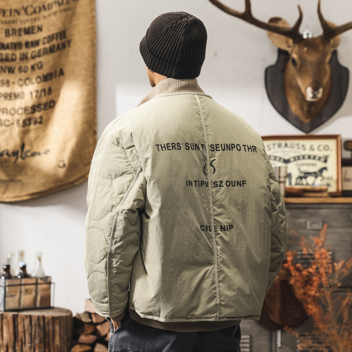 可追溯源頭新國標90純白鴨絨假兩件羽絨服男冬季加厚新款保暖外套