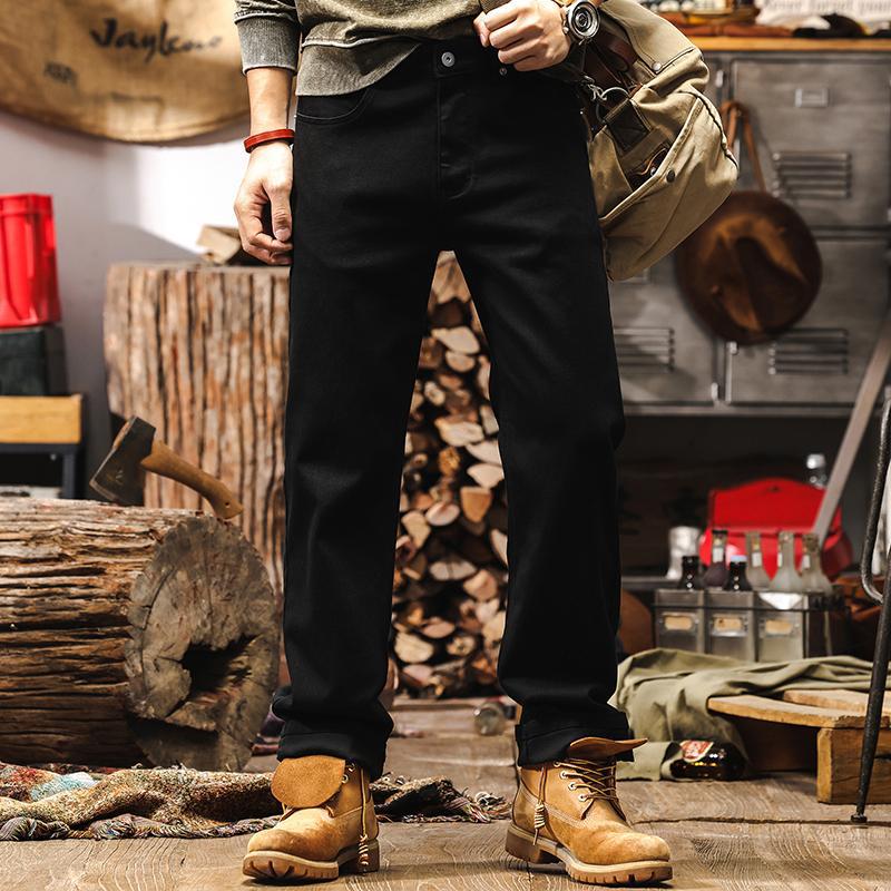 萊賽爾天絲薄款牛仔褲2025新款長褲春季褲子男潮牌寬鬆直筒休閒褲