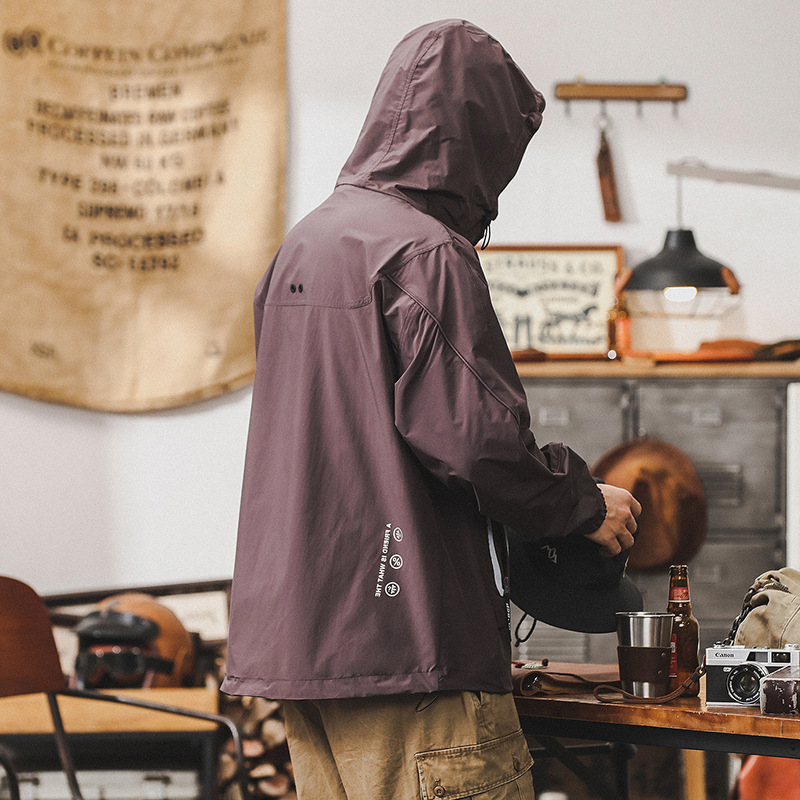 防曬衣男款夏季防紫外線城市騎行戶外通勤釣魚防曬服男生外套薄款