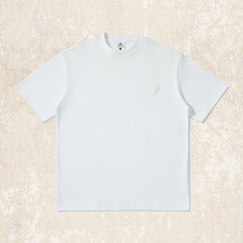 【科技涼感】美式重磅T恤男夏季短袖2025新款潮牌寬鬆上衣男