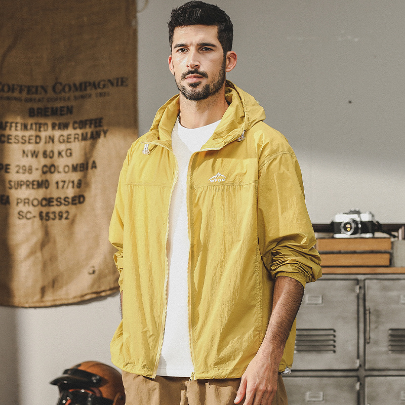 杰雷諾美式防曬衣男款輕薄夏季戶外旅遊釣魚騎行服外套時尚皮膚衣