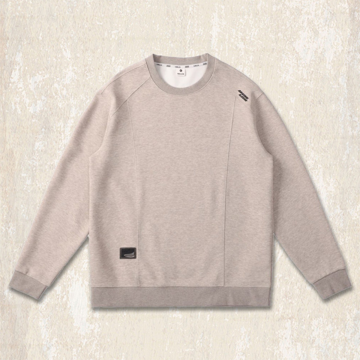 美式復古紫色衛衣男春秋2025新款拼接潮流長袖t恤男寬鬆秋季上衣