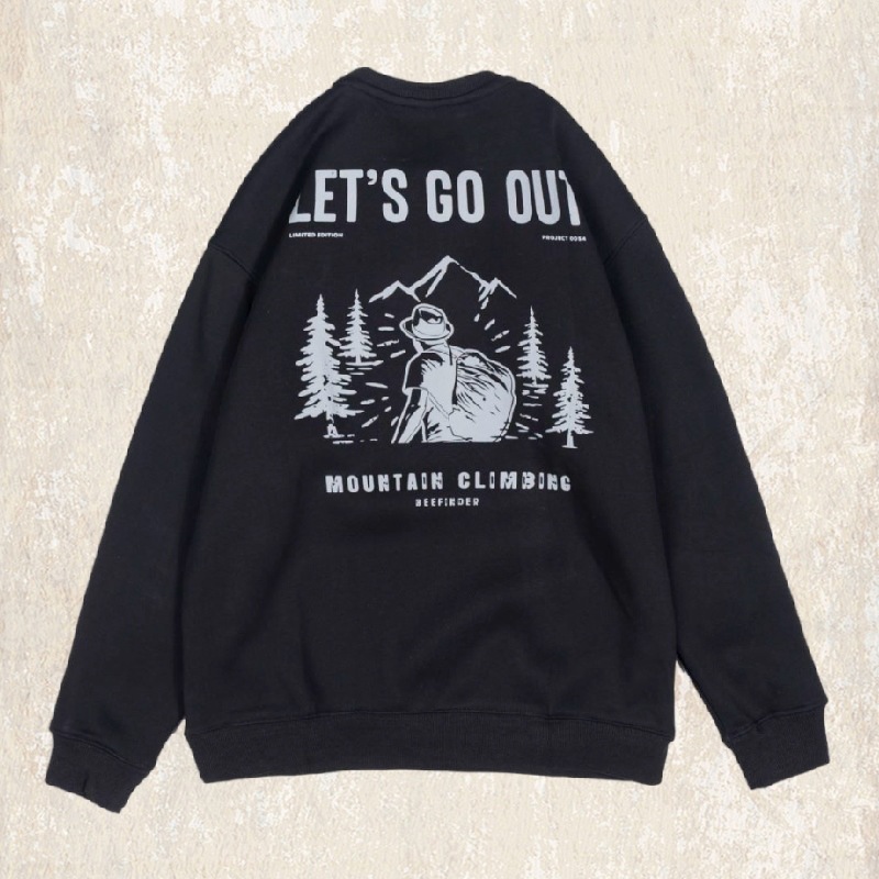 美式復古山系長袖T恤男秋季2024新款潮牌230g重磅寬鬆上衣男