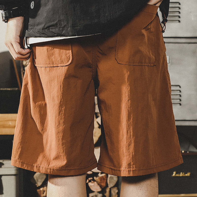 杰雷諾山系戶外工裝短褲男夏季2024新款寬鬆美式潮牌速乾五分褲男