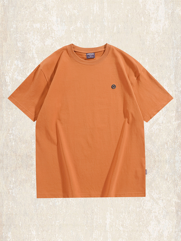 杰雷諾美式復古260g重磅短袖T恤男夏季潮牌寬鬆休閒男士體恤