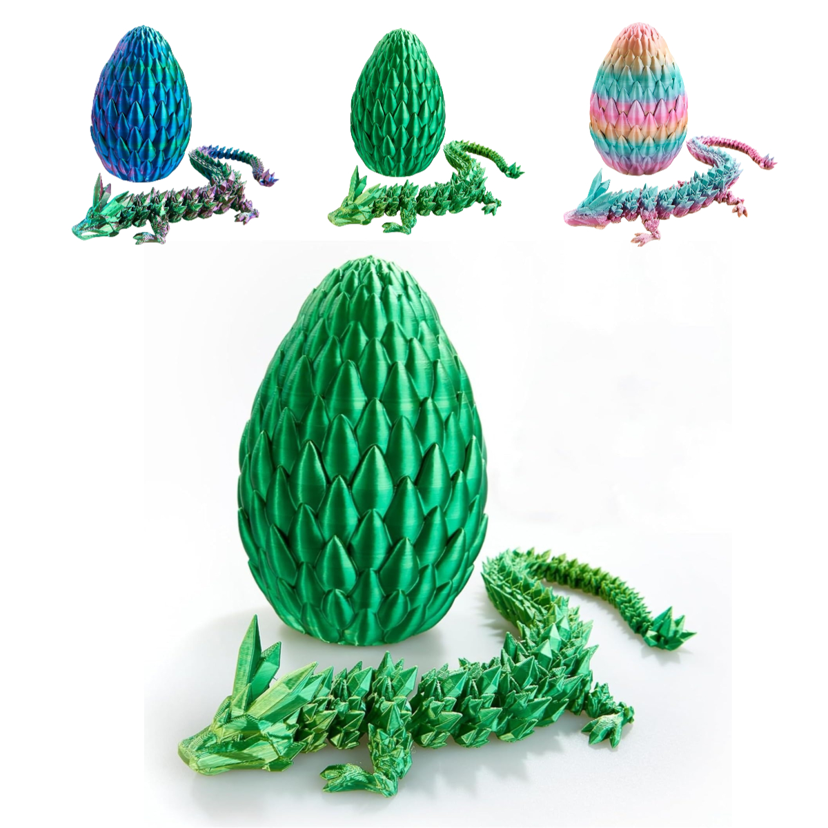 3D Printed Dragon Eggs Easter Basket Stuffers Eggs with Toys Inside