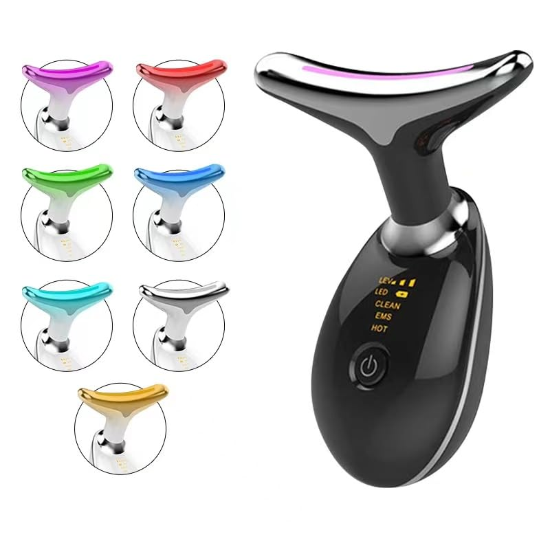 Firming Wrinkle Removal Device for Neck Face, Face Skin Rejuvenation for Face & Neck Beauty Facial Massager Device, Neck Tightening Device, Glossy and Smooth 
