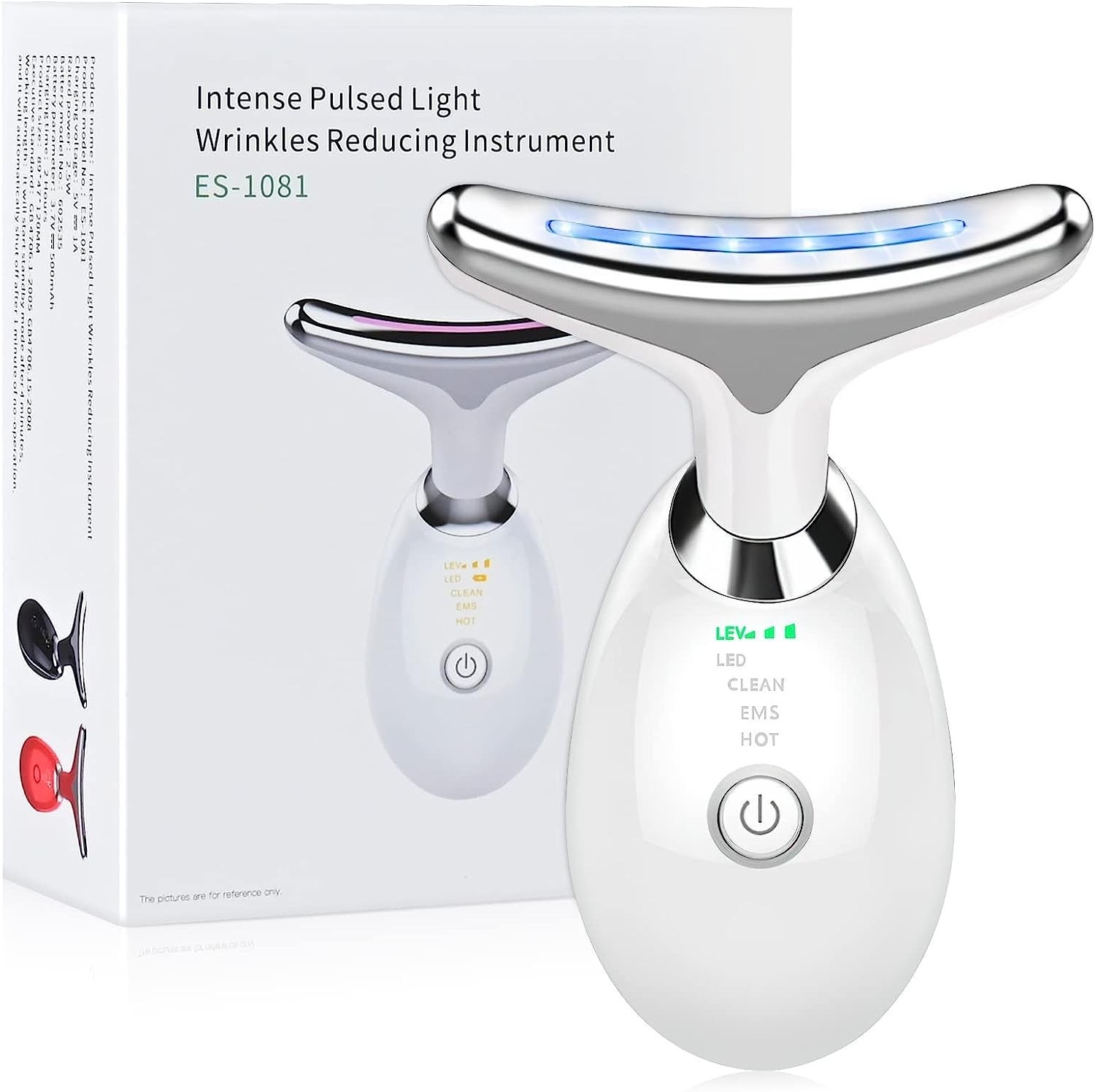 Firming Wrinkle Removal Device for Neck Face, Face Skin Rejuvenation for Face & Neck Beauty Facial Massager Device, Neck Tightening Device, Glossy and Smooth 