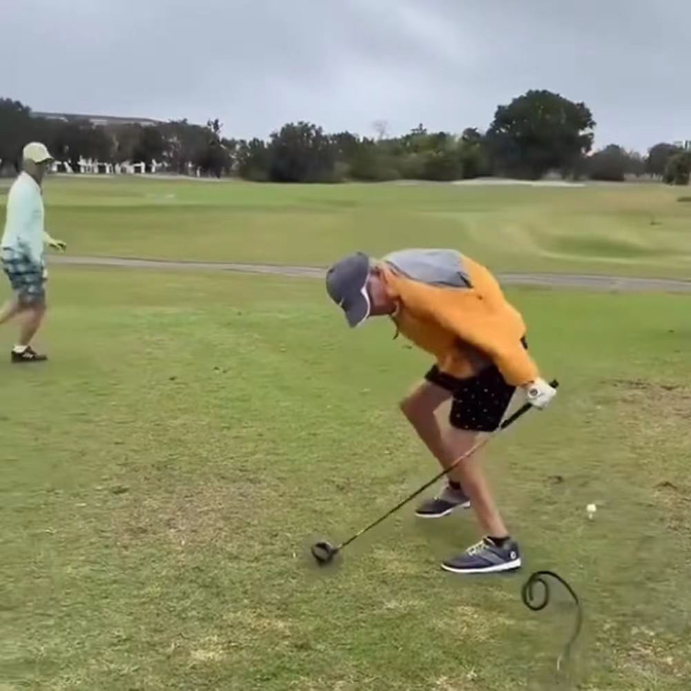 Mespluin Golf Snake Prank with String and Clip, Snake On A String Prank, Realistic Snake Prank That Chases People, Cooler Fake Snake Prank Prop for Teasing Friends