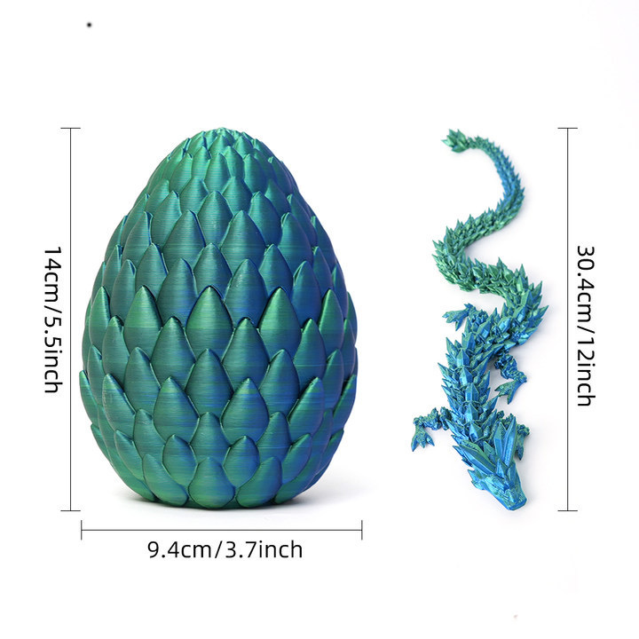 3D Printed Dragon Eggs Easter Basket Stuffers Eggs with Toys Inside