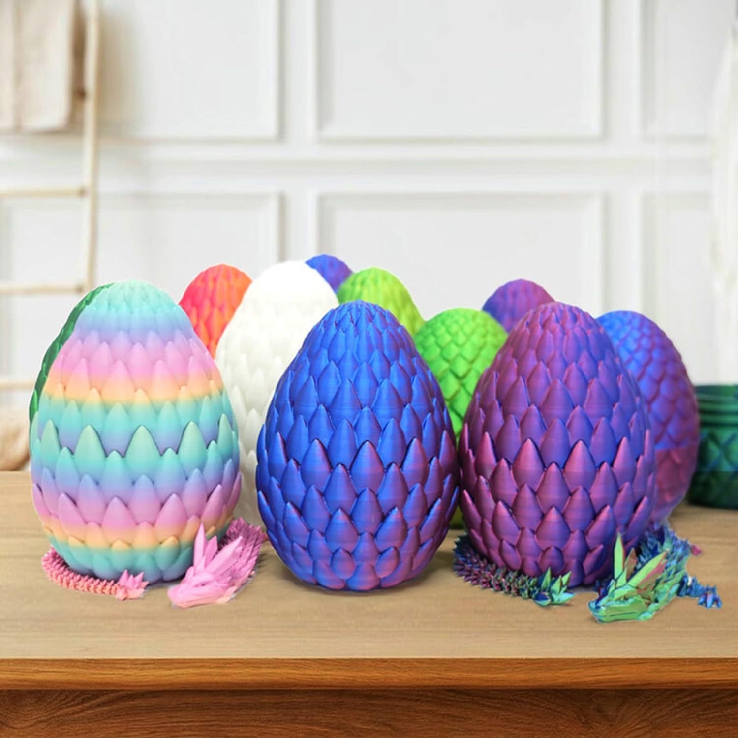 3D Printed Dragon Eggs Easter Basket Stuffers Eggs with Toys Inside