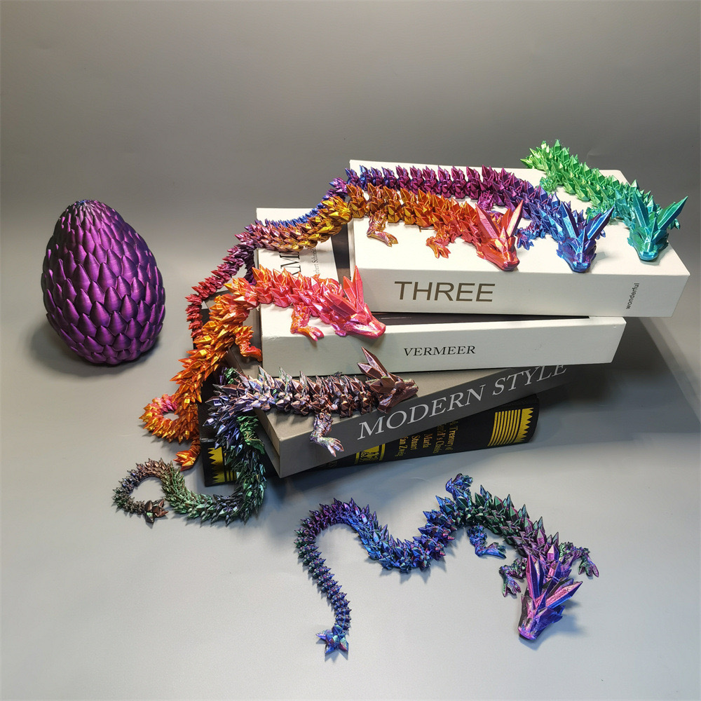 3D Printed Dragon Eggs Easter Basket Stuffers Eggs with Toys Inside