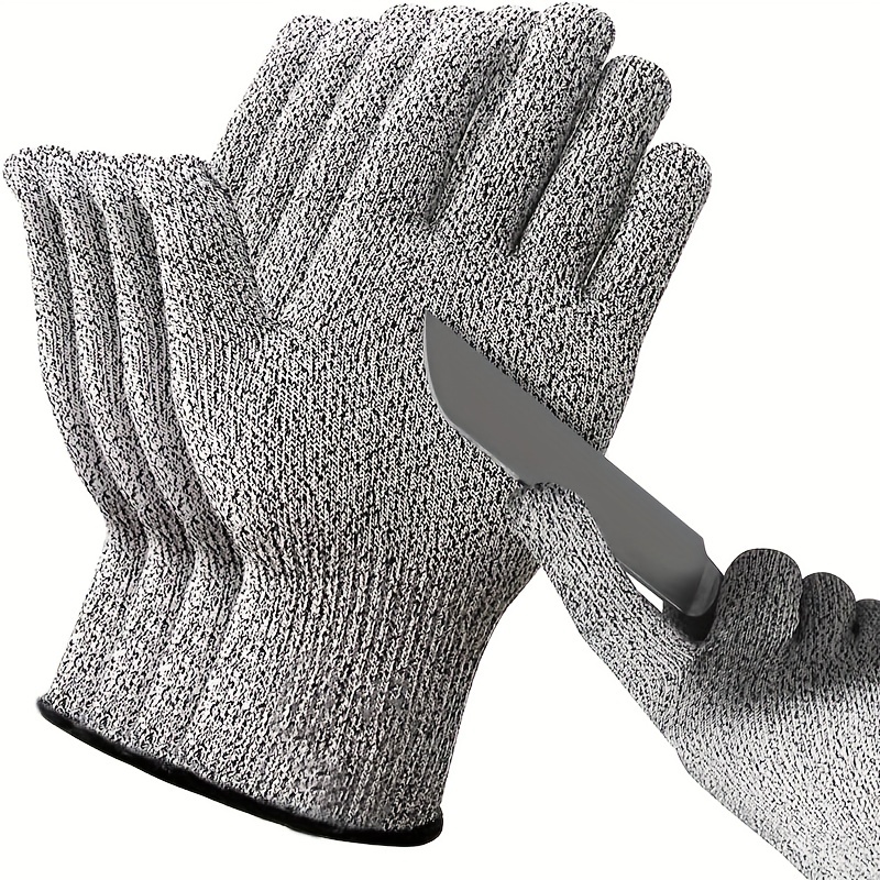Shxx L Size Safety Gloves Hppe Grade Five Anti-cut Gloves Anti-scratch Anti- cut Gardening Industrial Machinery Labor Protection Gloves Anti-cut Gloves