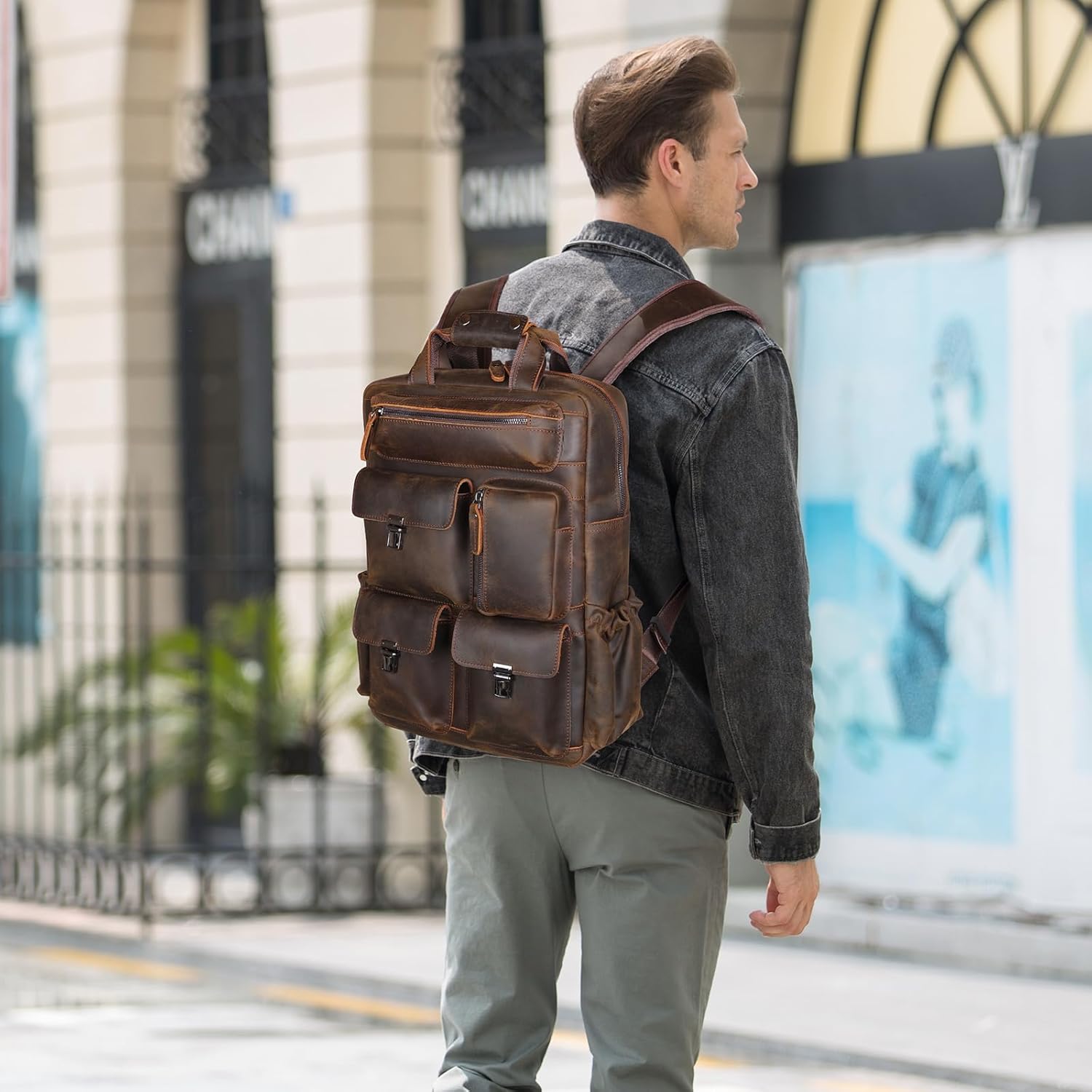 Handmade Genuine Leather Backpack