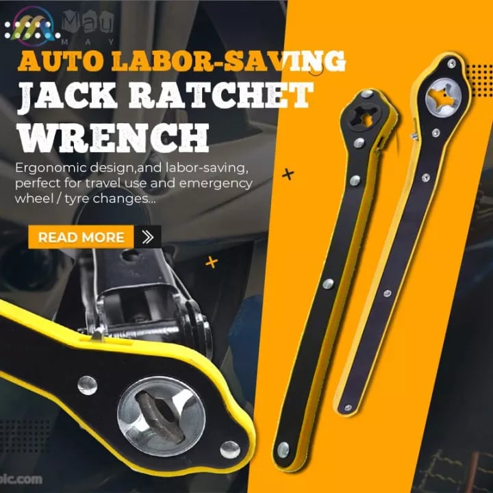 Last Day 30% OFF - Auto Labor-saving Jack Ratchet Wrench
