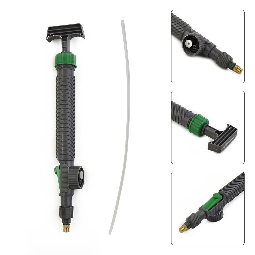 🚿High Pressure Air Pump Sprayer Drink Bottle Spray Head Nozzle Manual Garden🌿