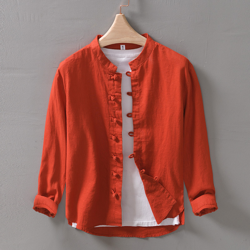 Zen Loose Fit Linen Clothing GR367