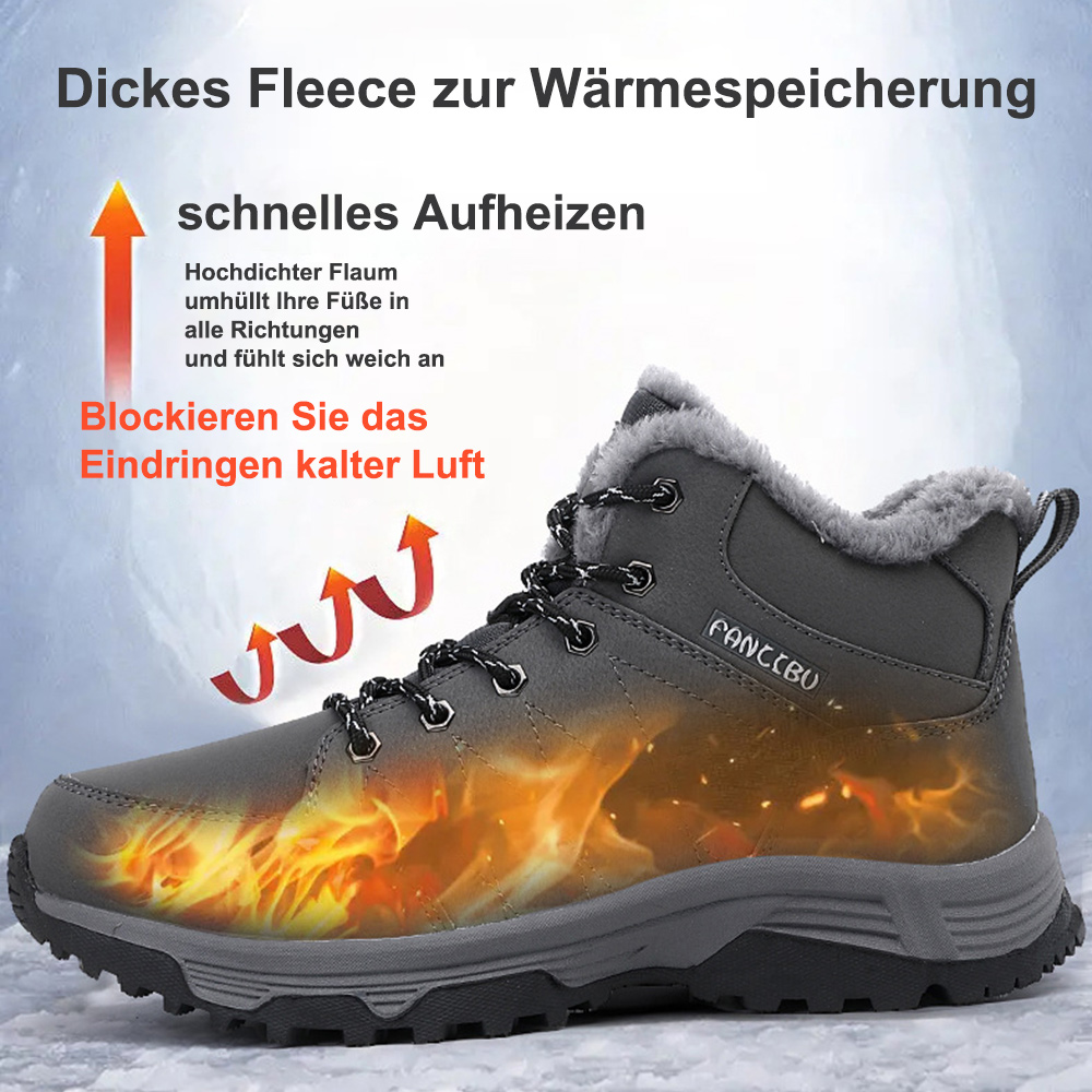 Saphirvogel™ Herren Winter Schnürsenkel Fleece Wanderschuhe