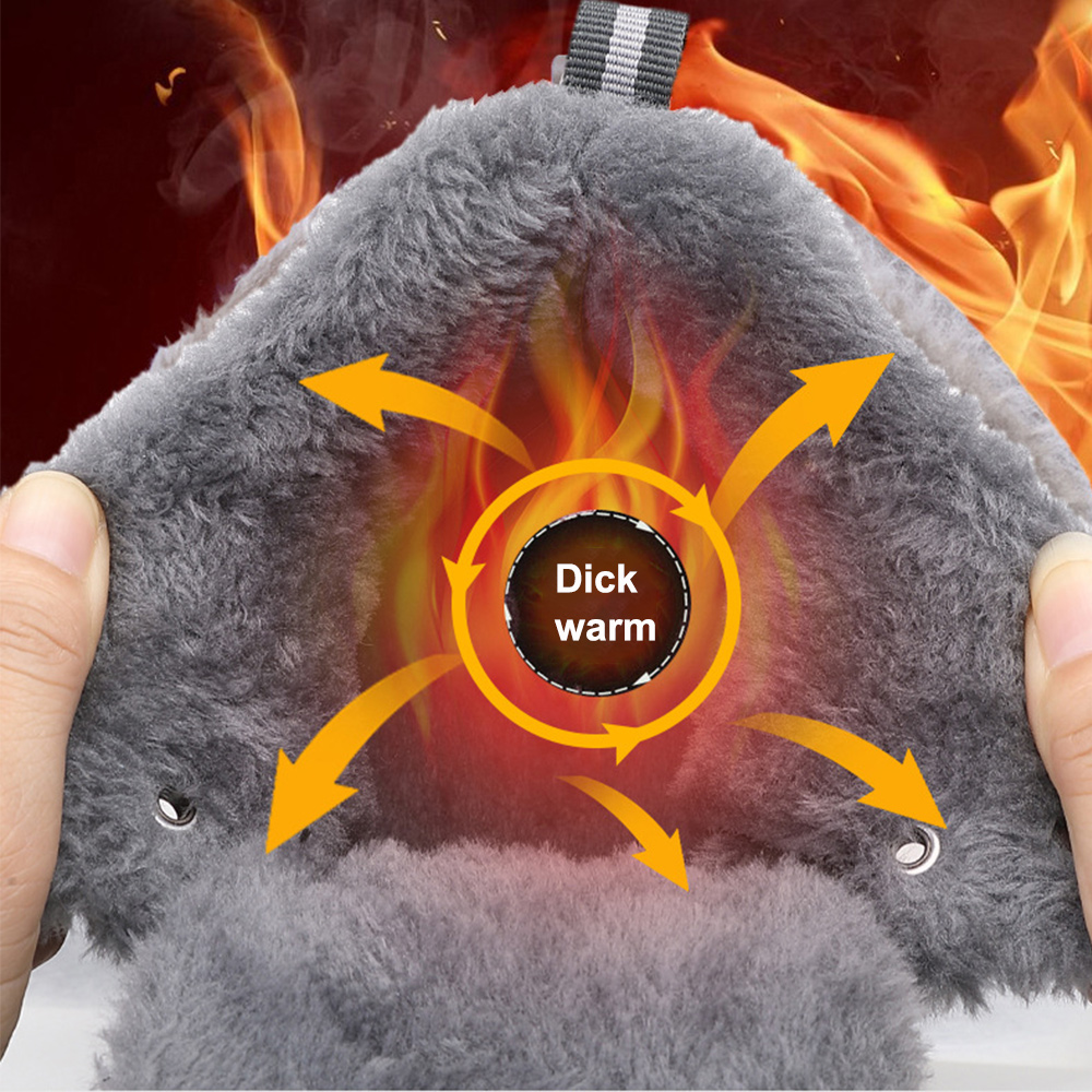 Saphirvogel™ Herren Winter Schnürsenkel Fleece Wanderschuhe