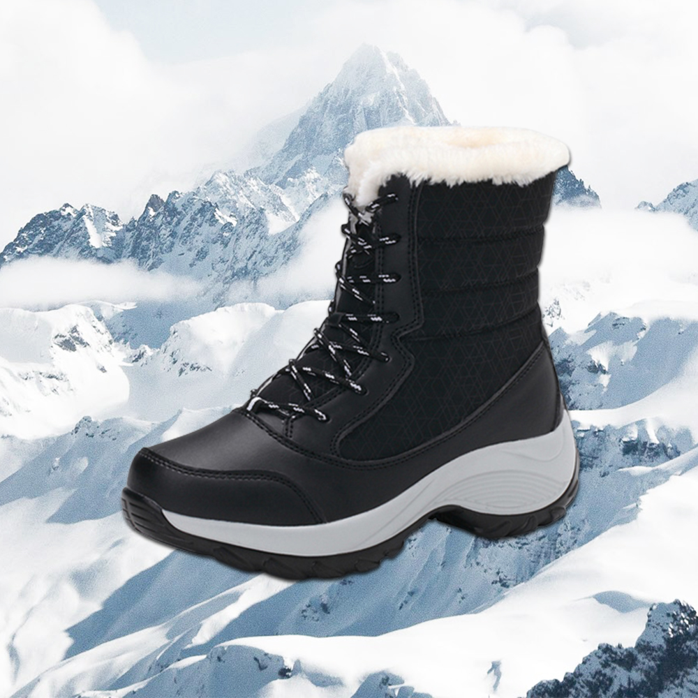 Saphirvogel™ Damen Winter Plüsch High Top Schneestiefel