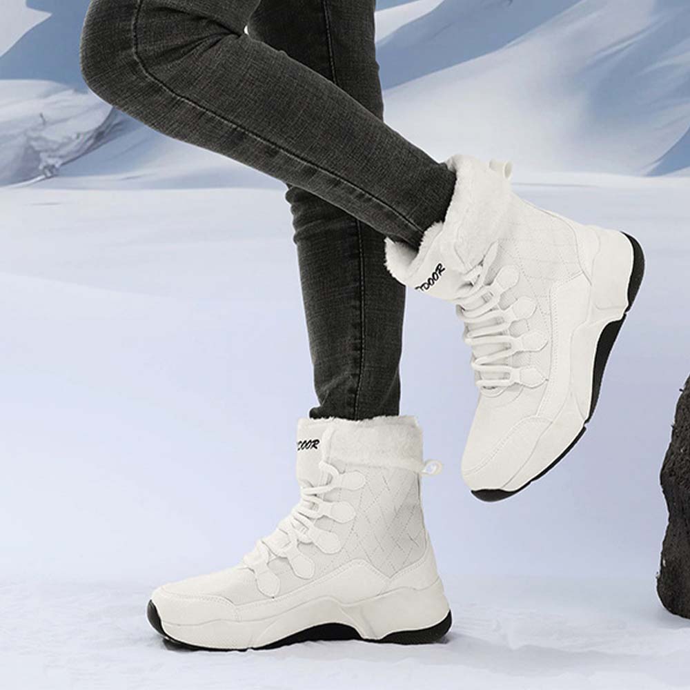 Saphirvogel™ Damen Winter Plüsch Verdickte Hohe Schneestiefel