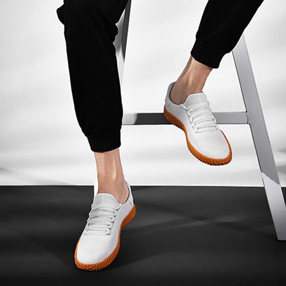Shobous Men's Flyweave Mesh Casual Shoes