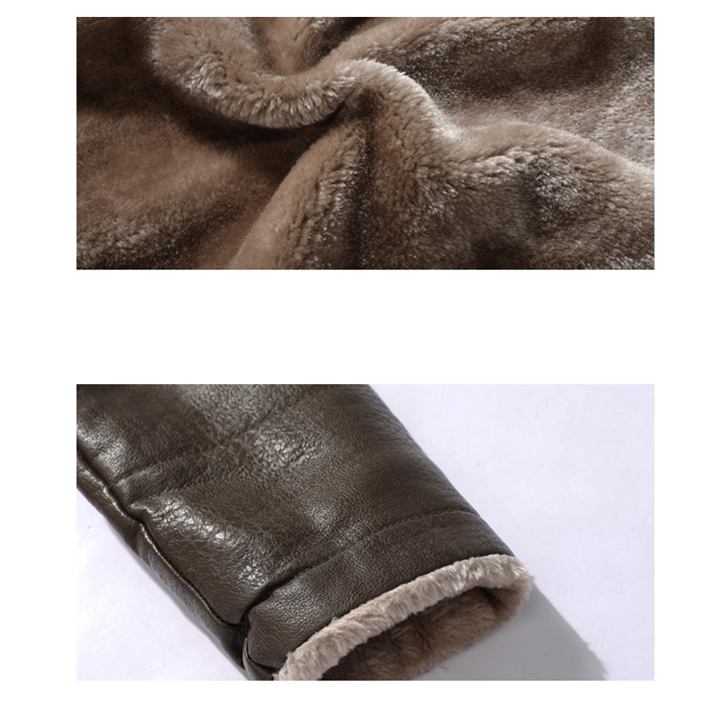 Saphirvogel™ Herren Business Revers gepolstert verdickten Jacke Mantel