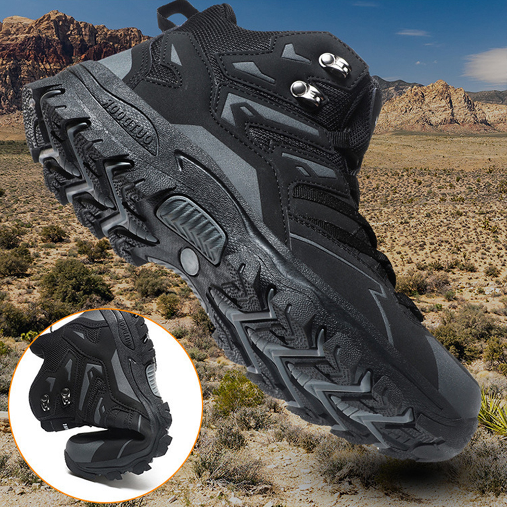 Saphirvogel™ Rutschfeste High Top Schnürstiefel für den Außenbereich