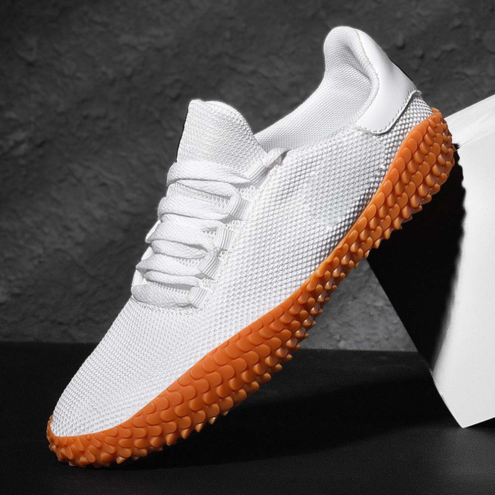 Shobous Men's Flyweave Mesh Casual Shoes